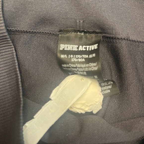 BUNDLE of Two Pink Victoria's Secret Olive and Gray Leggings Size ML - Picture 12 of 14